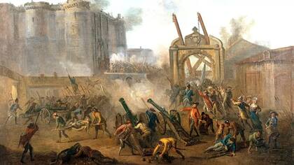 La toma de la Bastilla, 14 de julio de 1789, determinó el cambio de régimen en la Francia revolucionaria