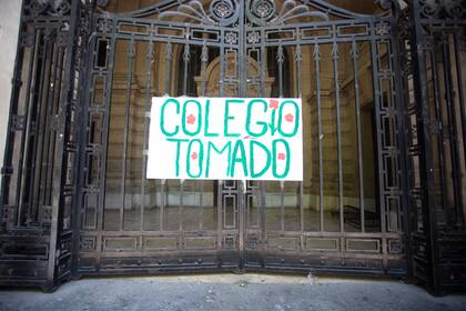 La toma del Colegio Nacional de Buenos Aires había comenzado anteanoche
