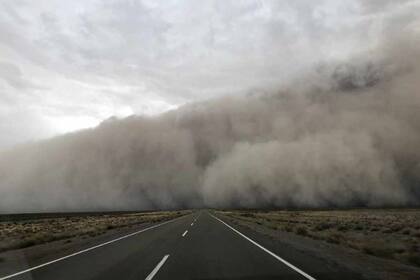 La tormenta de viento que azotó a Chubut