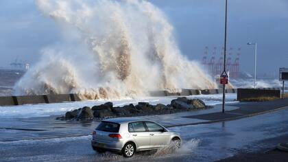 La tormenta Eleanor en Reino Unido