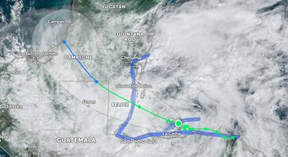 La tormenta tropical Sara avanza por el mar Caribe en direccin a Belice y el estado mexicano de Quintana Roo