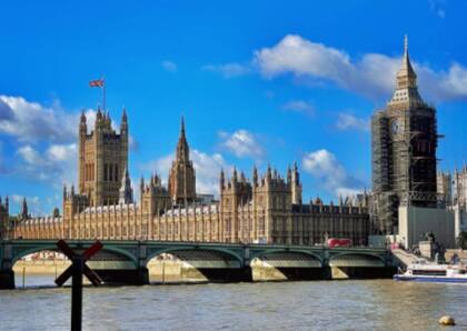 La torre del Big Ben está siendo restaurada desde 2017