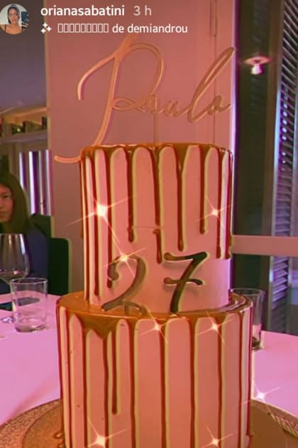 La torta de cumpleaños de Paulo Dybala