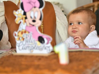 La torta de Minnie para la pequeña Julia