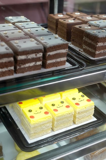 La torta Pikachu, en Kawaii Club Café, con gusto a limón