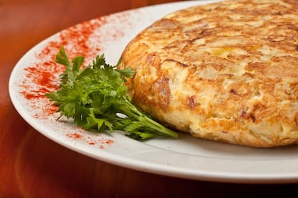 La tortilla de papas, una de las más pedidas de Buenos Aires