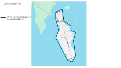 La totalidad de City Island en el Bronx ha sido designada como una "Regional Slow Zone"