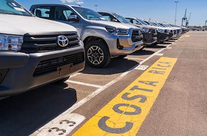 La Toyota Hilux se produce en tres países: la Argentina, Tailandia y Sudáfrica