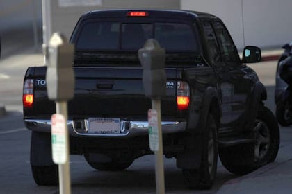 La Toyota Tacoma V6 de Christian Bale circulando por Los Ángeles
