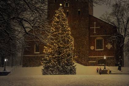 La tradición del árbol de Navidad viene de los pueblos celtas de Europa