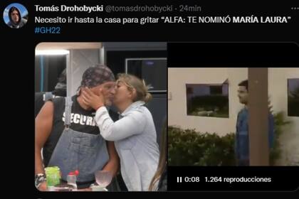 La traición que habría recibido Alfa (Captura Twitter)