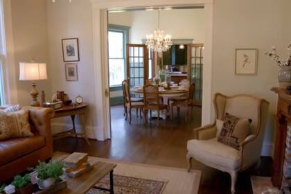 La transformación del living comedor. Imagen: HGTV