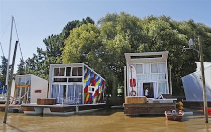 La tranquilidad del Eco Barrio Flotante, en San Fernando