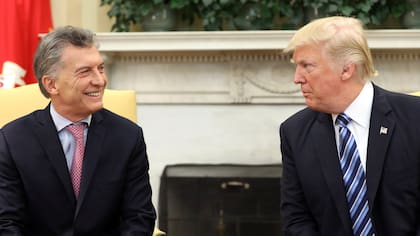 Macri con Trump en la Casa Blanca