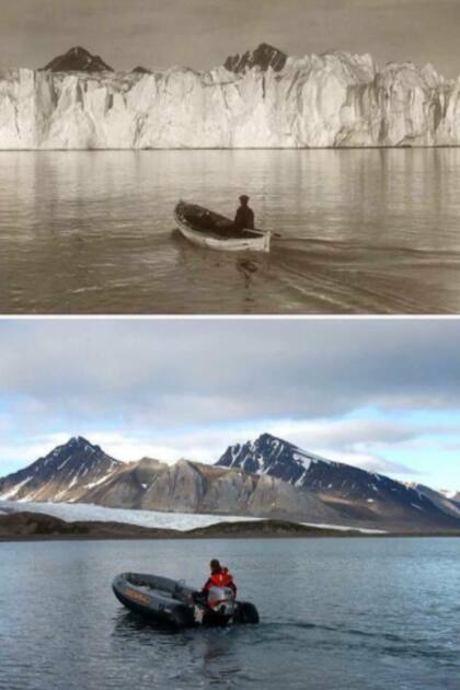 La transformación a lo largo de 100 años en el Ártico