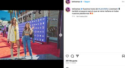 La transmisión de los Latin AMAs en vivo también será por redes sociales