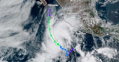 La trayectoria de Alvin en los próximos días, según la NHC