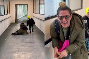 La tremenda caída de Jimena Barón en el aeropuerto que quedó filmada por su novio