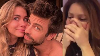 La triada Piqué, Clara Chía y Shakira.
Foto: Instagram de Gerard Piqué, YouTube Shakira