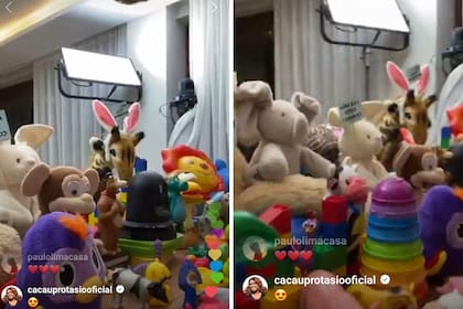 La tribuna que se armó la cantante