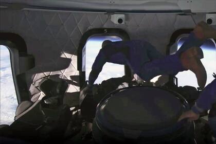 La tripulación de New Shepard experimentó unos minutos de ingravidez