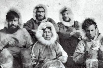 La tripulación que viajó a la isla Wrangel