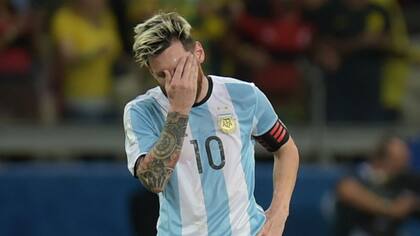 La tristeza de Messi