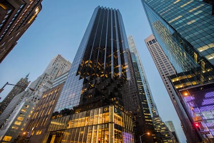 La Trump Tower está ubicada en la Quinta Avenida de Nueva York
