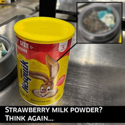 La TSA indicó que el pasajero había ocultado un guante lleno de 64 balas de punta hueca en una bebida