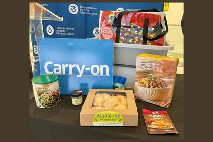 La TSA recomienda no llegar al aeropuerto sin tener claro cómo transportar los alimentos (TSA)