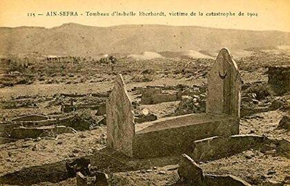 La tumba de Isabelle Eberhardt en Aïn Séfra, Algeria.