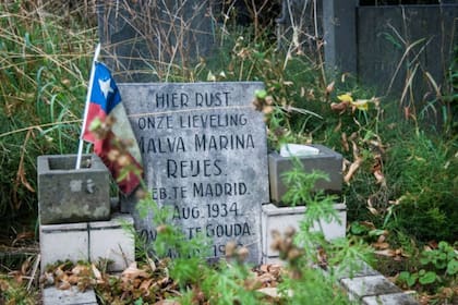 La tumba de Malva Marina, ubicada en el cementerio de Gouda, en Países Bajos