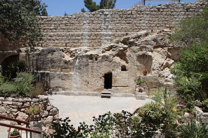 La Tumba del Jardín, fuera de la Ciudad Vieja de Jerusalén.
