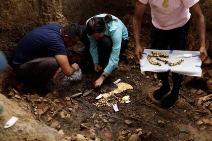 La tumba fue construida alrededor del año 750 después de Cristo