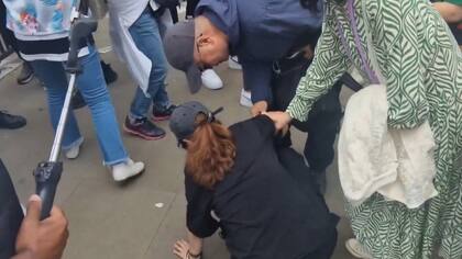 La turista se desmayó tras ser mordida