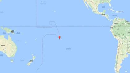 La ubicación de la Polinesia francesa