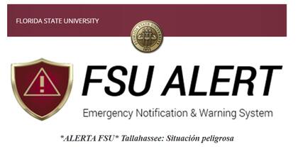 La última alerta emitida por la universidad pide que tanto los estudiantes como el personal se resguarden hasta que la situación esté controlada