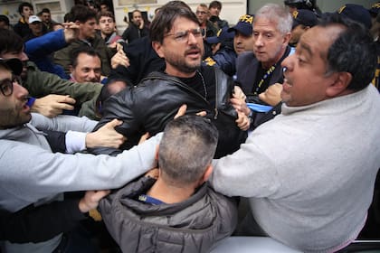 La última aparición de Juan Grabois fue en la toma del Instituto Perón, por la cual terminó detenido