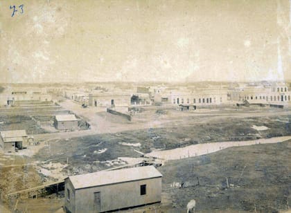 La última etapa del saladero. Enfrente se construiría, en 1905, el Royal Hotel.