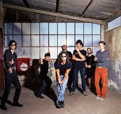 La última formación de Caballeras de la Quema, en 1999