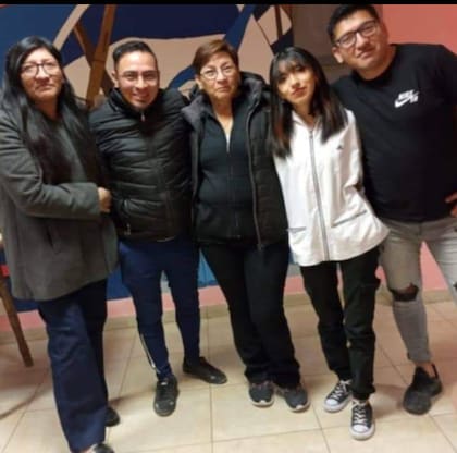 La última foto que publicó Emmanuel Vilte junto a su madre y sus hermanos