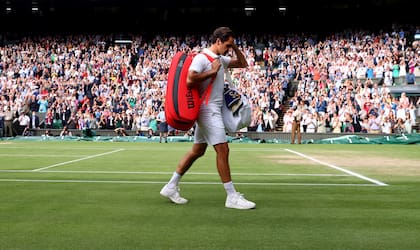 La última función de Federer: el 7 de julio de 2021 el suizo cayó con el polaco Hubert Hurkacz en los cuartos de final de Wimbledon y, desde entonces, no volvió a jugar. 
