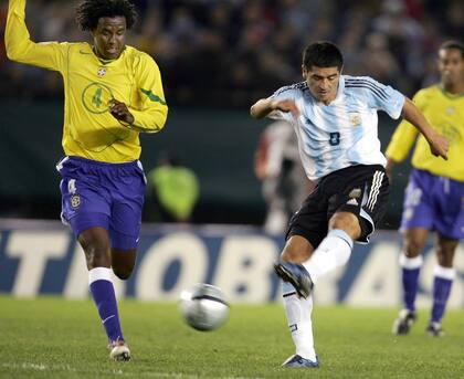 La última gran victoria de la Argentina sobre Brasil en el país: fue el 8 de junio de 2005, 3 a 1, con un Riquelme desequilibrante bajo la órbita de Pekerman 