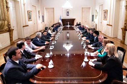 La última reunión de gobernadores en la Casa Rosada