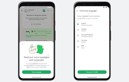La última versión beta de WhatsApp para Android permite la transcripción de los mensajes de audio a texto