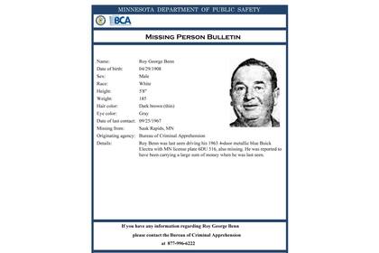 La última vez fue visto desayunando en un café de Sartell