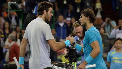 La última vez que Del Potro se cruzó con Nadal número 1 fue en 2013 en Shanghai: triunfo para el tandilense