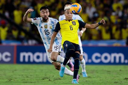 La última vez que la Argentina y Ecuador se enfrentaron fue empate 1 a 1 en Guayaquil