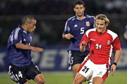 La última vez que la Argentina y Uruguay jugaron por Copa América fue en 2004 y la selección ganó por 4-2