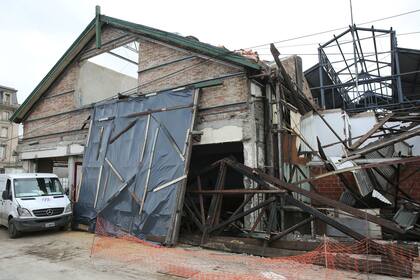 La única parte de la fachada que quedará en pie